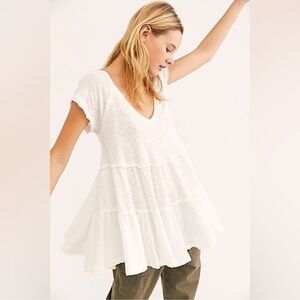 Free People Linen Tunic Top